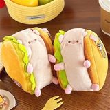  Ví móc khoá heo hamburger 