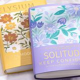  Sổ bìa da hoa vintage 130 trang 