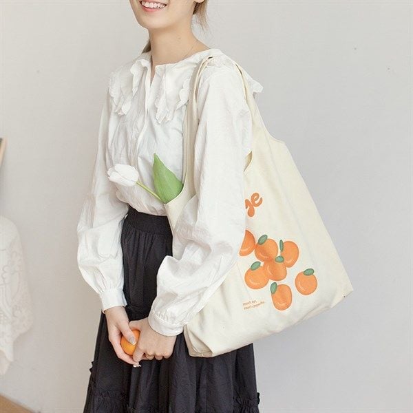  Túi tote quả cam 