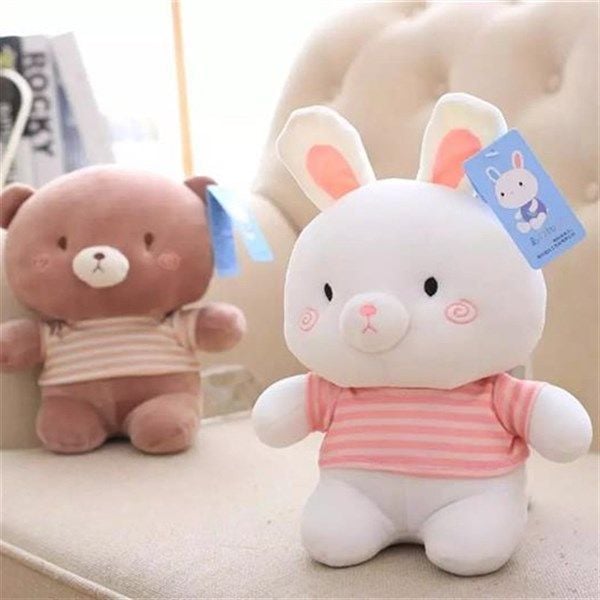  Gấu bông áo kẻ mini 23cm 