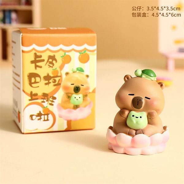  Mô hình Capybara béo tròn 6cm 