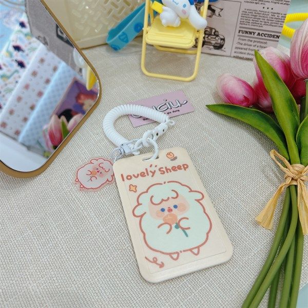  Dây đeo thẻ lò xo cừu 