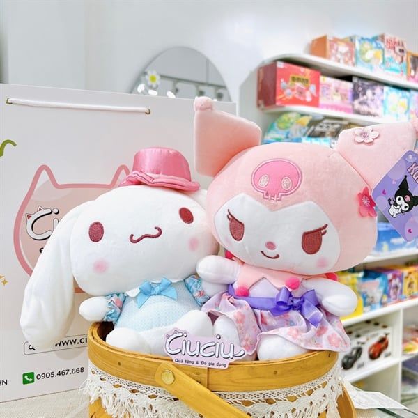  Gấu bông Sanrio hoa Sakura 20cm 