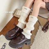  Tất ống đồng Xueshangmian dày gập cổ 