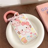  Đeo thẻ dây lò xo Hello Kitty 