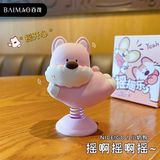  Mô hình cún nhảy lò xo 