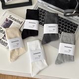  Tất Suxinaimin trơn cổ gân 