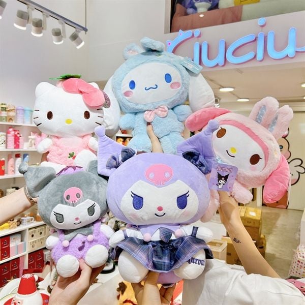  Gấu bông Sanrio cosplay thỏ 25cm 