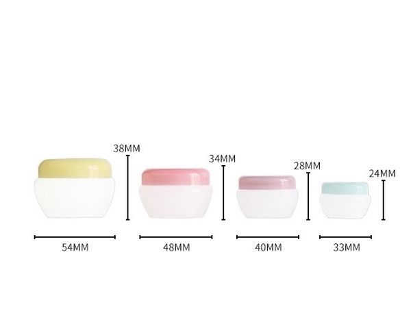  Set 4 lọ chiết dạng hũ các size 
