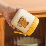  Cốc đựng canh Gấu trà sữa 530ml 