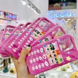 Ốp silicon PowerPuff Girls hồng 