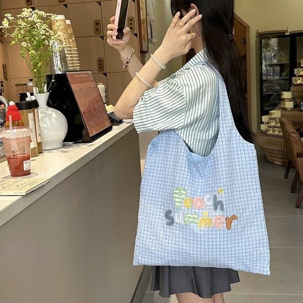 Túi tote Peach Summer caro 