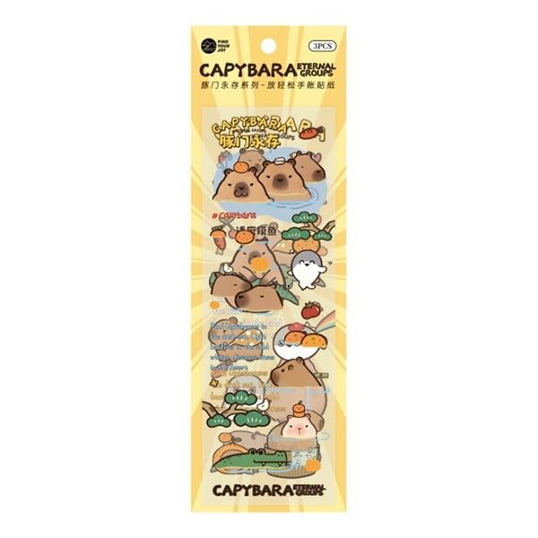  Sticker Capybara set 3 tờ Find Your Joy 