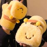  Găng tay bông bé ong hở ngón 