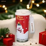  Cốc giữ nhiệt Giáng Sinh cún 500ml 