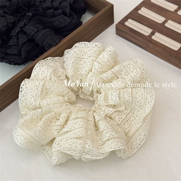  Scrunchies viền ren nhiều lớp 