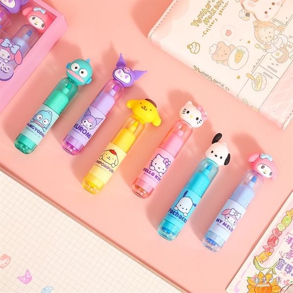  Bút note Sanrio kèm con dấu 