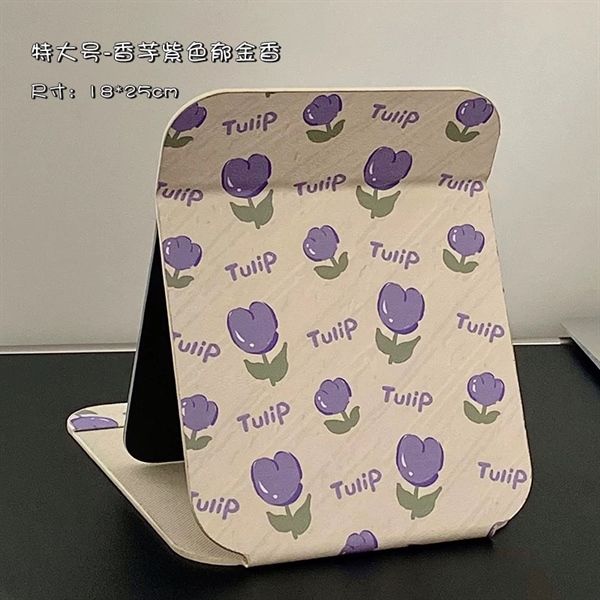  Gương gập hoa tulip tím 