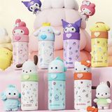  Bình giữ nhiệt Sanrio đầu silicon 350ml 