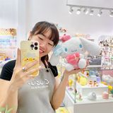  Gấu bông Sanrio ôm trái tim hoa hồng 24cm 