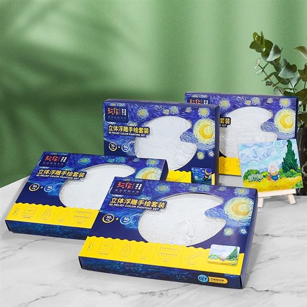  Set tranh nổi 3D DIY Van Gogh 