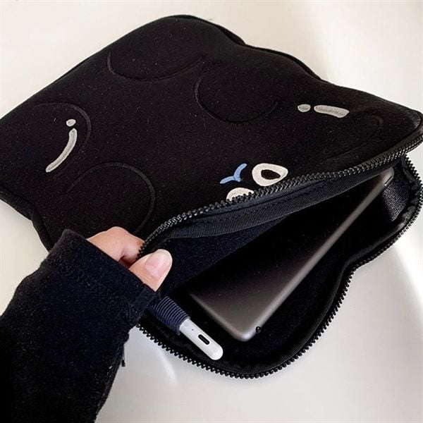  Túi đựng ipad / laptop mèo đen 