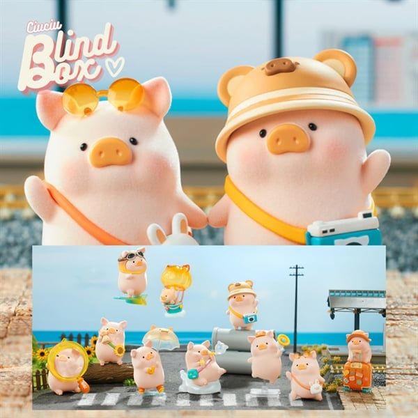  Blind box Lulu the Piggy Travel 