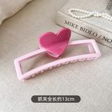  Kẹp càng cua trái tim hồng 