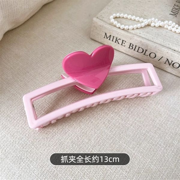  Kẹp càng cua trái tim hồng 