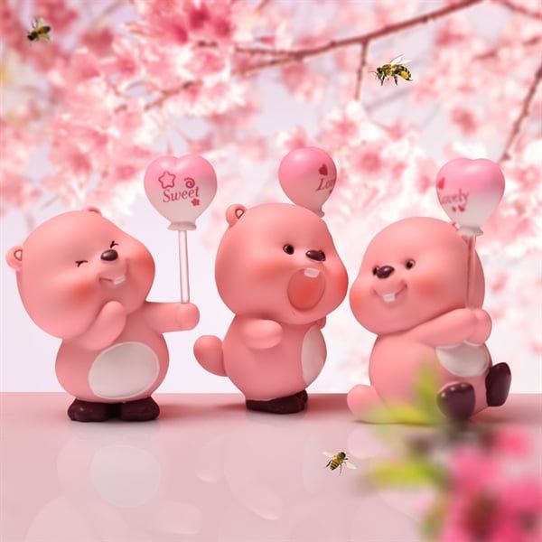  Hộp mù Loopy Sweet cầm bóng bay 