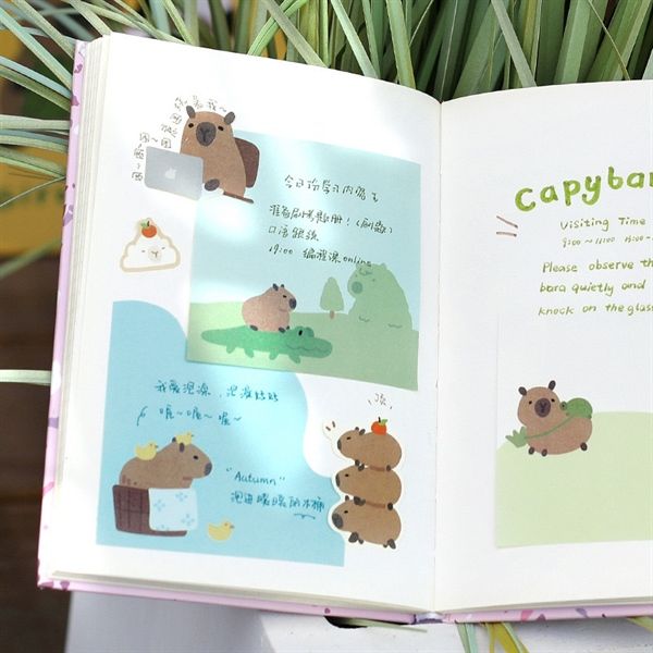  Giấy note Capybara 100 tờ 