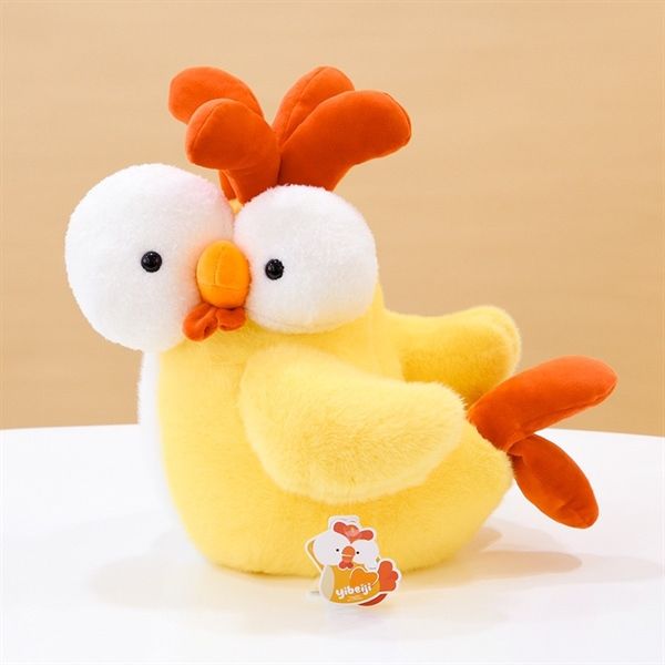  Gà lông xù mắt trố 