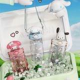  Bình nước Sanrio trong đầu chibi 650ml 