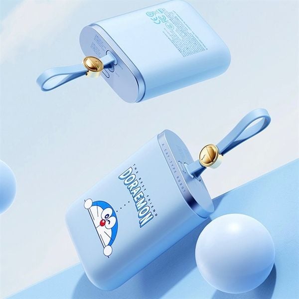 Sạc dự phòng Doraemon cáp chuông 10.000mAh 