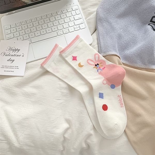  Tất DMS cao cổ hình dễ thương 
