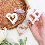  Kẹp càng cua trái tim xà cừ 