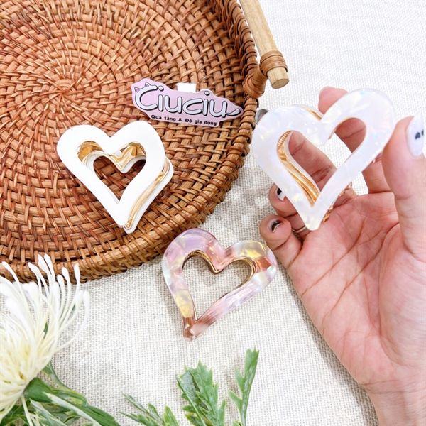  Kẹp càng cua trái tim xà cừ 