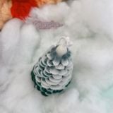  Nến thơm Giáng Sinh cây thông phủ tuyết to 14cm 