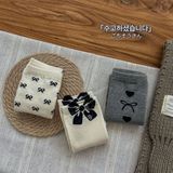  Tất cao cổ 3 đôi nơ Kid (Freesize >4tuổi) 