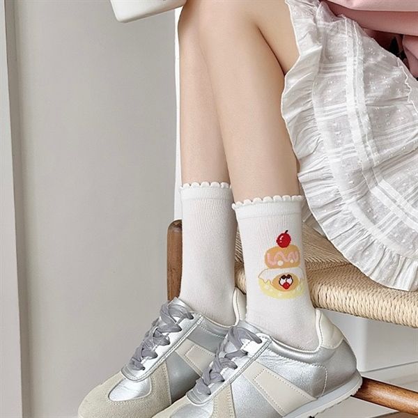  Tất DMS cao cổ hình dễ thương 