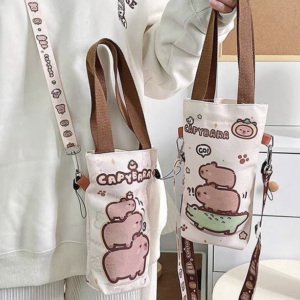  Túi đựng cốc Capybara 22cm 