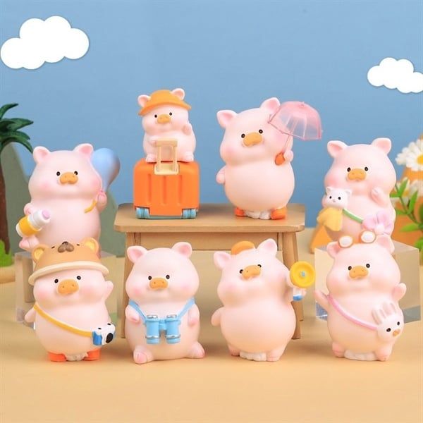  Hộp mù heo ZhuZhu du lịch 