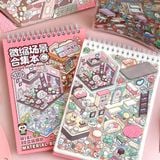  Sổ Sticker Telado decor góc phòng 25 trang 