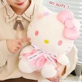  Hello Kitty bông váy hồng nơ chữ 30cm 