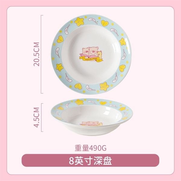  Set bát đĩa Heo Lulu The Piggy 