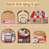  Sticker sách yên tĩnh DIY tiệm đồ ăn 