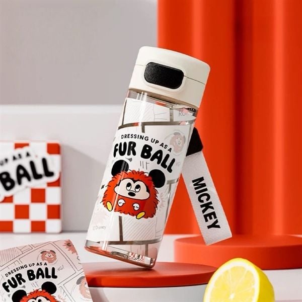  Bình nước Mickey Fur Ball 530ml 