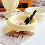  Bát viền chảy kèm thìa 