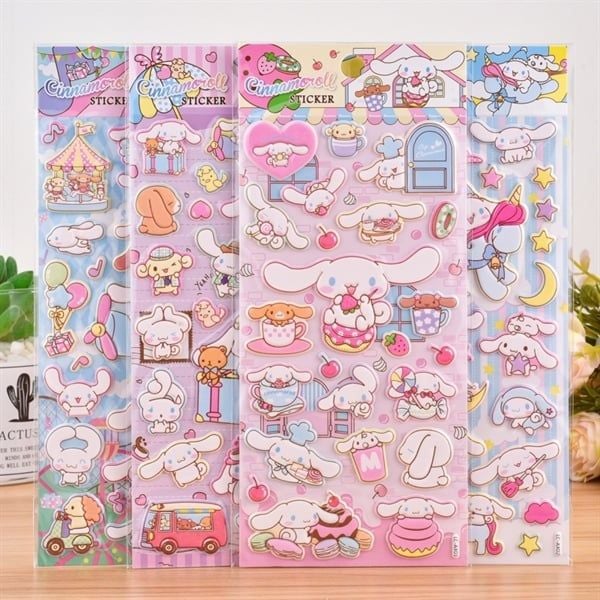  Sticker Cinnamoroll nổi 