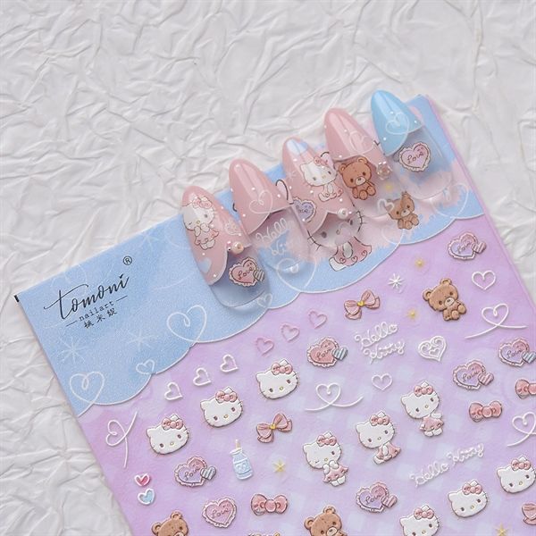  Sticker dán móng Tomoni Sanrio 